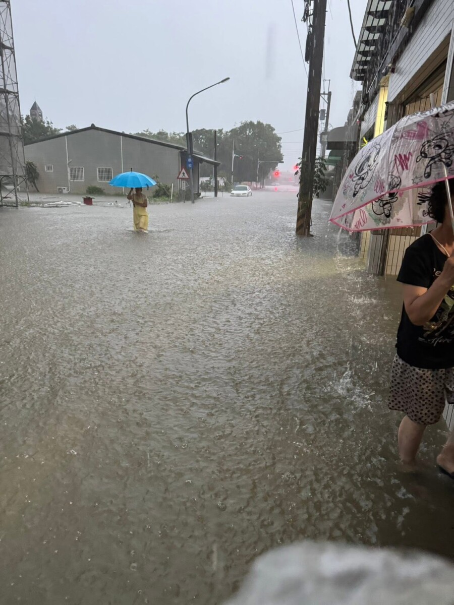 丹娜斯颱風肆虐後 大雨再次重創台南嘉義